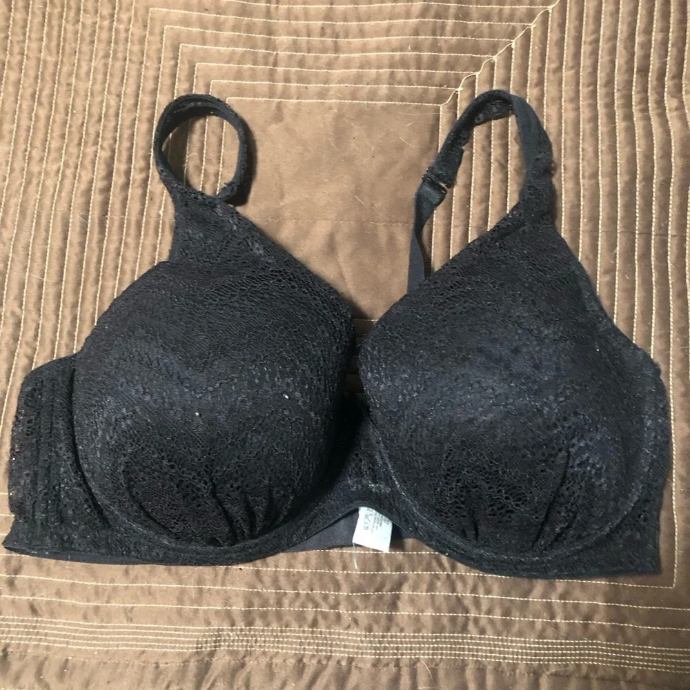Lascana 38D black lace bra